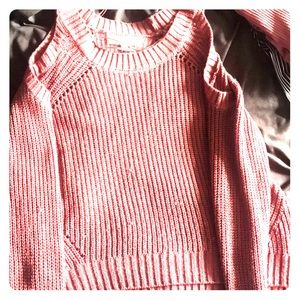 Cold shoulder sweater